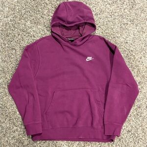 Nike Men's Plum Hoodie Size Medium